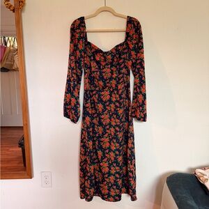 Floral Long Sleeve Dress